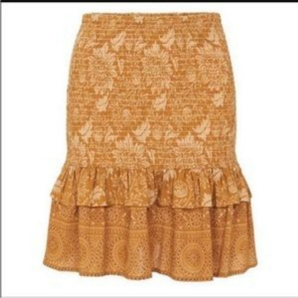 Spell Lioness Rouched Mini Skirt - Picture 3 of 6